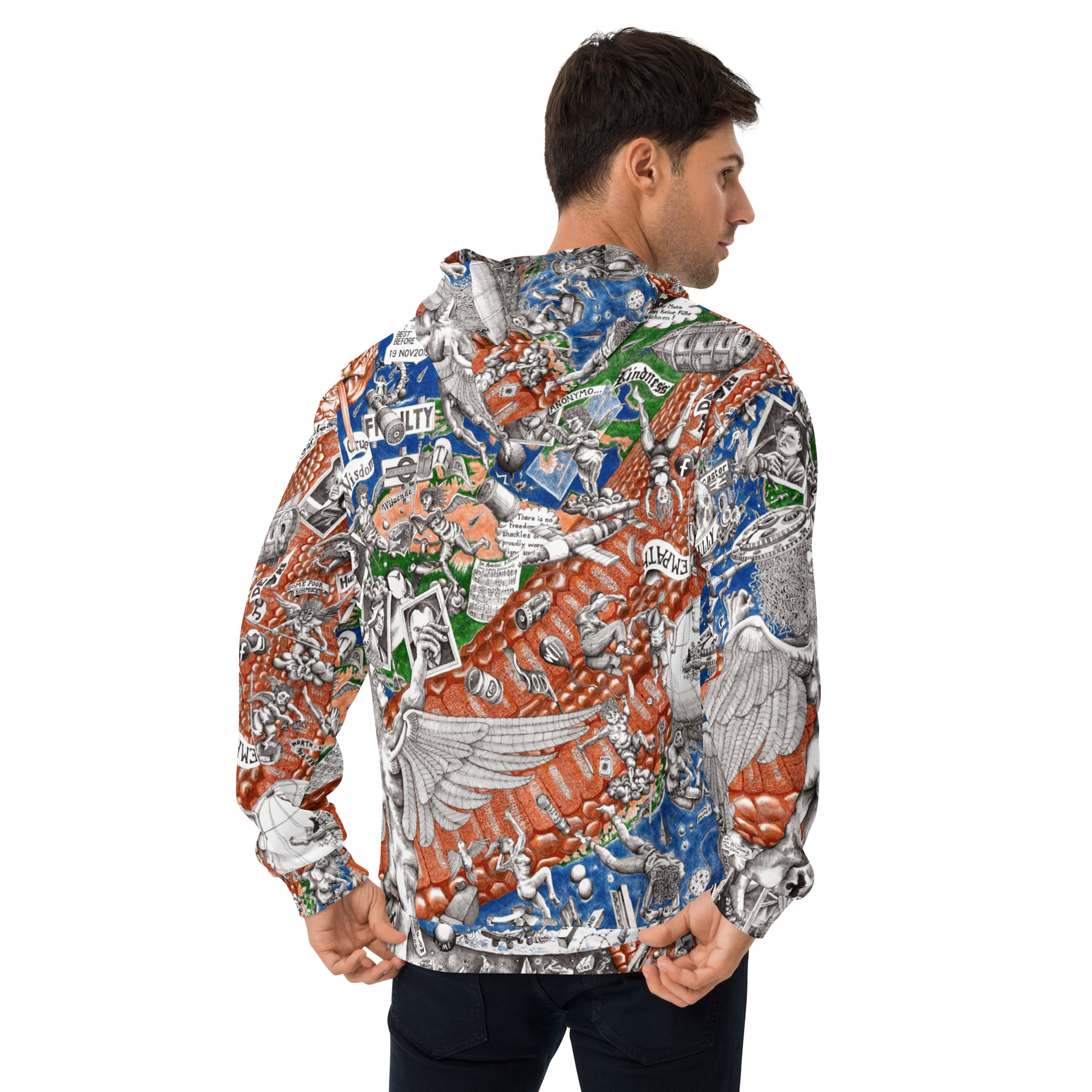 Gracefully Mocking to the End - Unisex Hoodie - Image 5