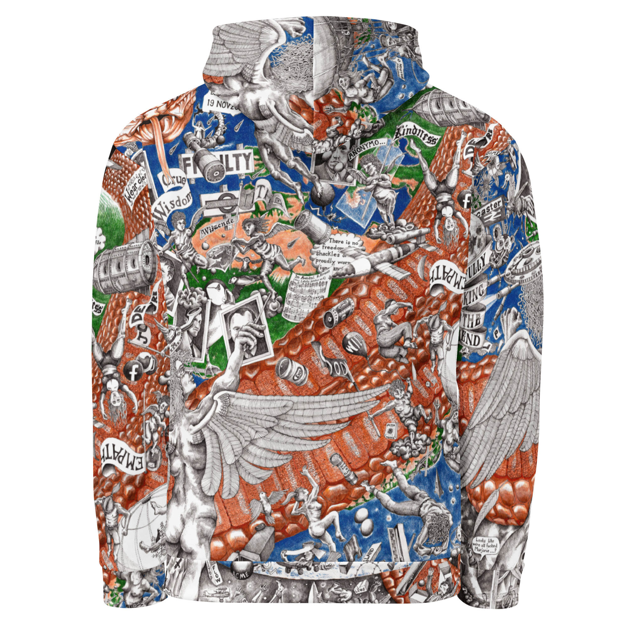 Gracefully Mocking to the End - Unisex Hoodie - Image 7