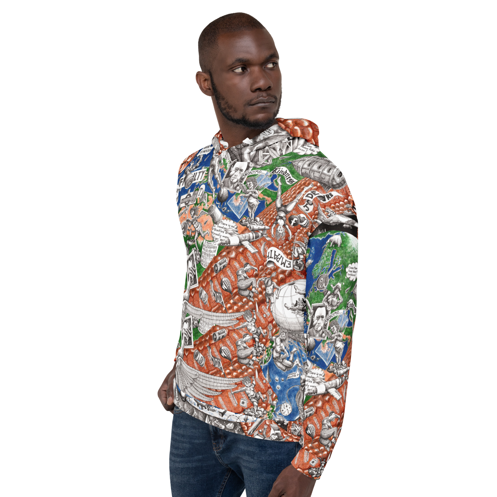 Gracefully Mocking to the End - Unisex Hoodie - Image 3