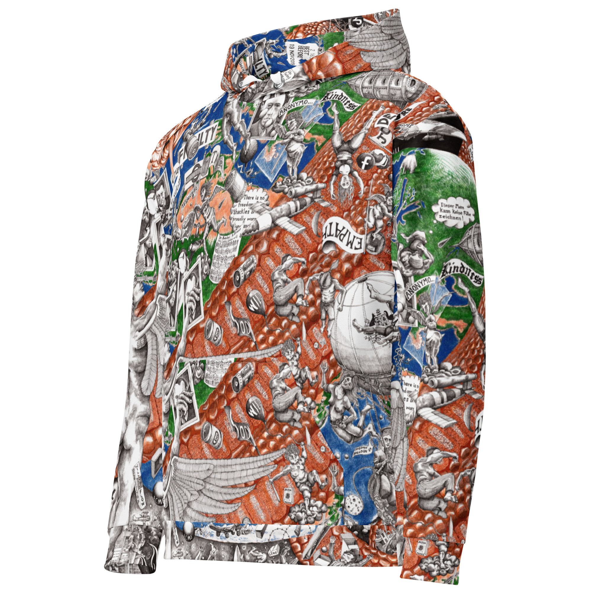 Gracefully Mocking to the End - Unisex Hoodie - Image 6