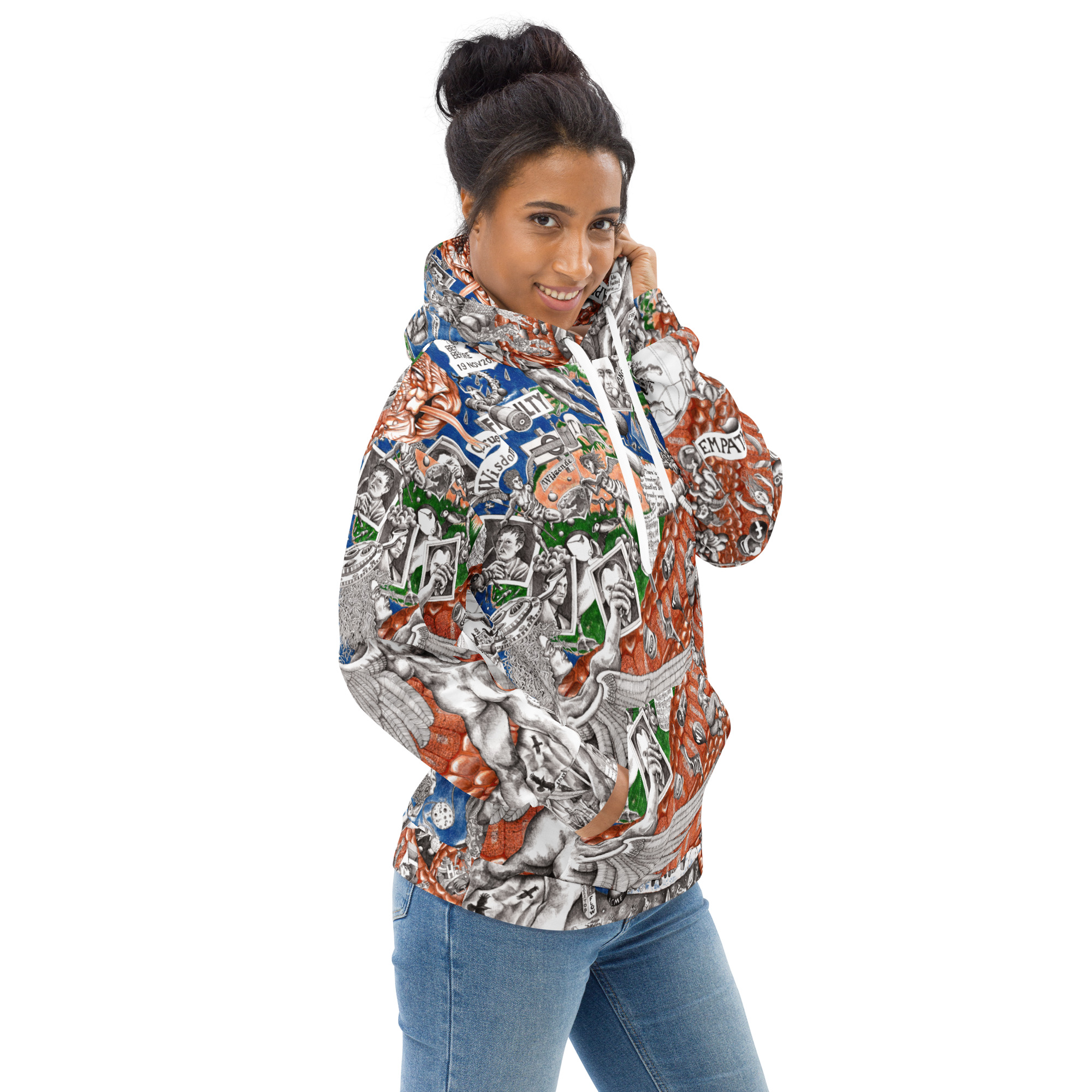 Gracefully Mocking to the End - Unisex Hoodie - Image 2