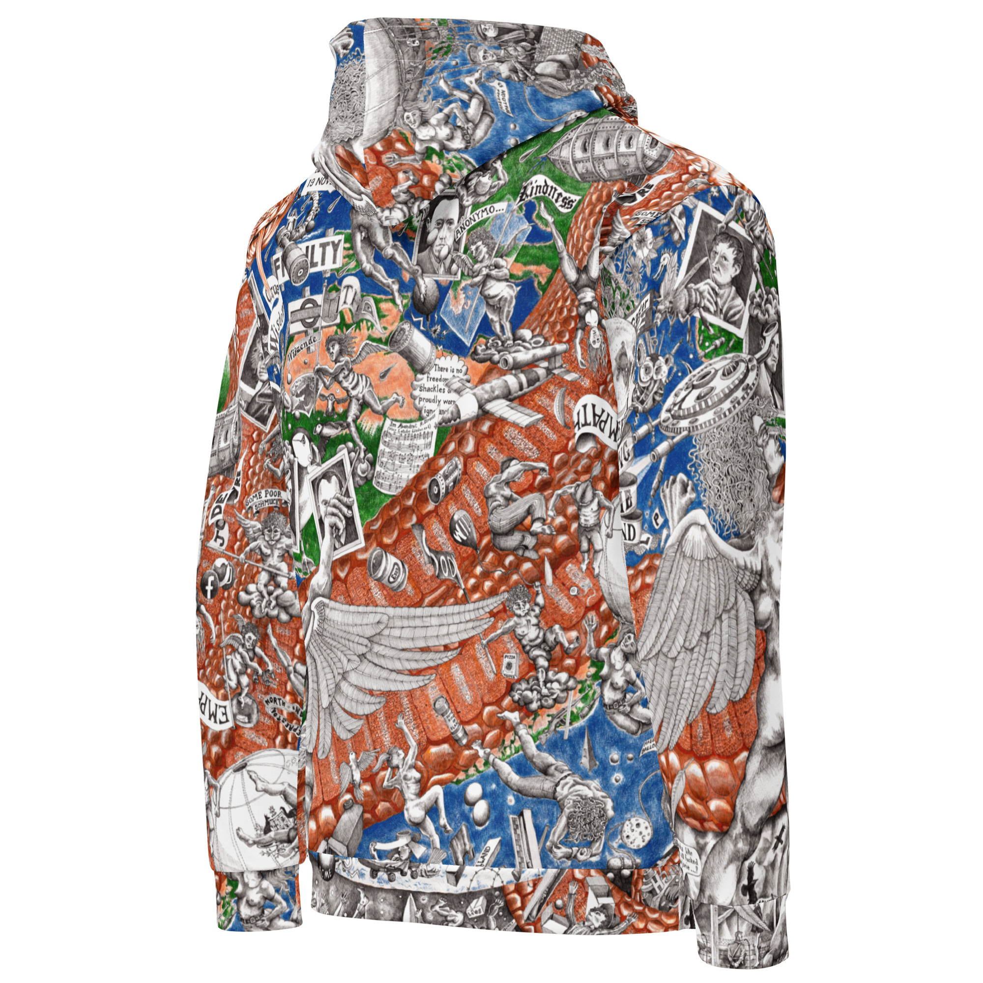 Gracefully Mocking to the End - Unisex Hoodie - Image 8