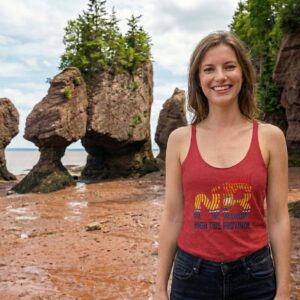 New Brunswick High Tide Province Women's Racerback Tank Top