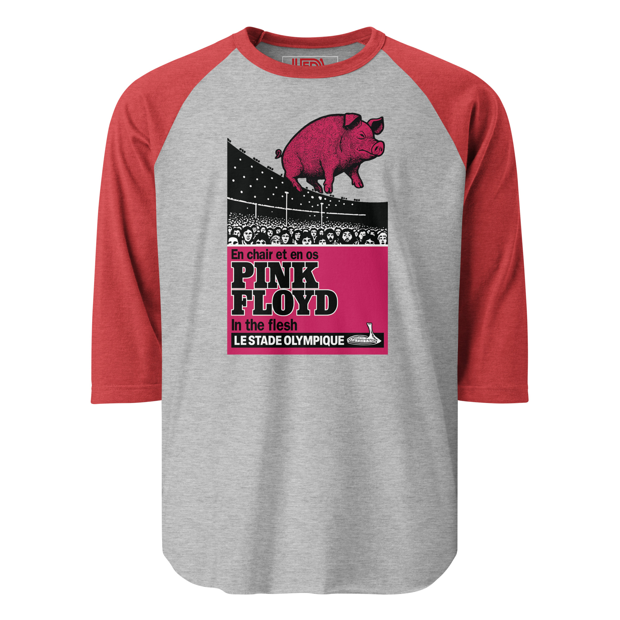 Heather Grey/Heather Red