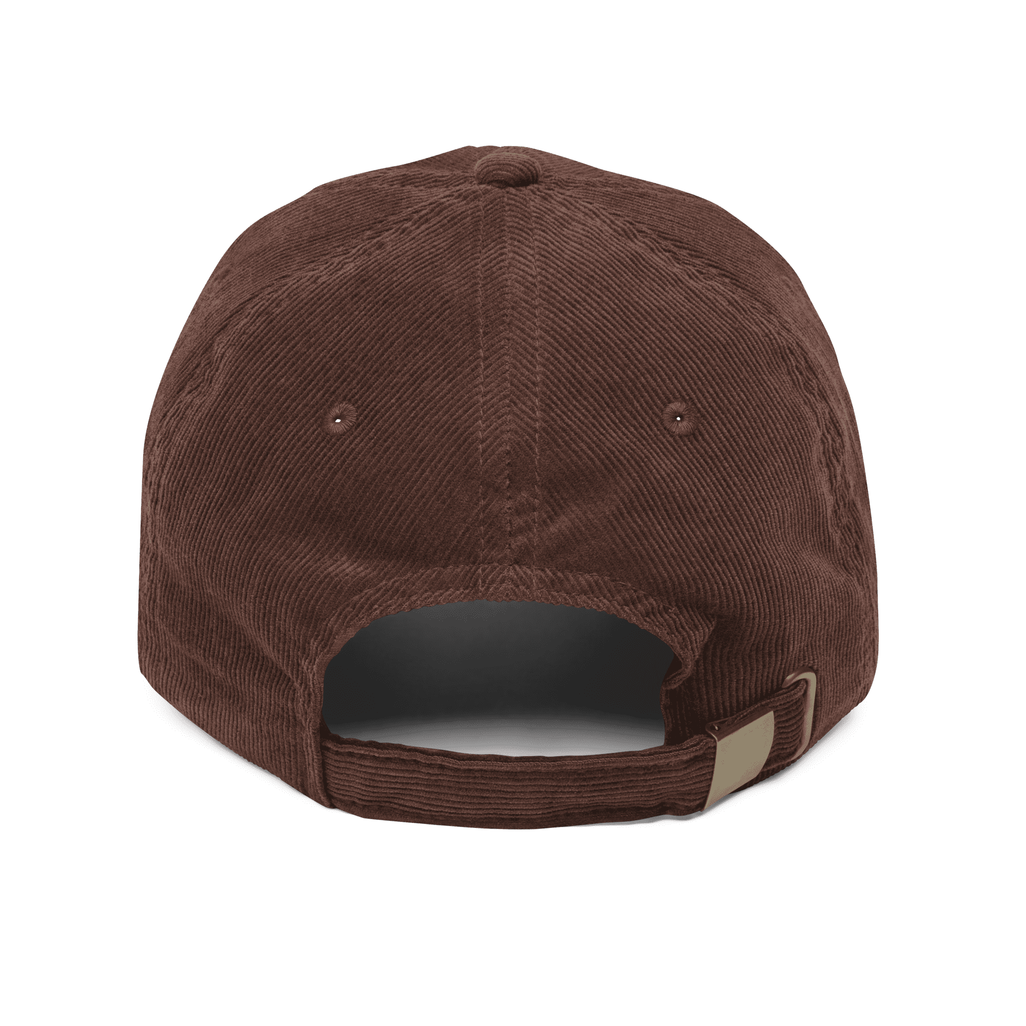 Vintage Brown Corduroy Cap – by LEDA. - Image 5