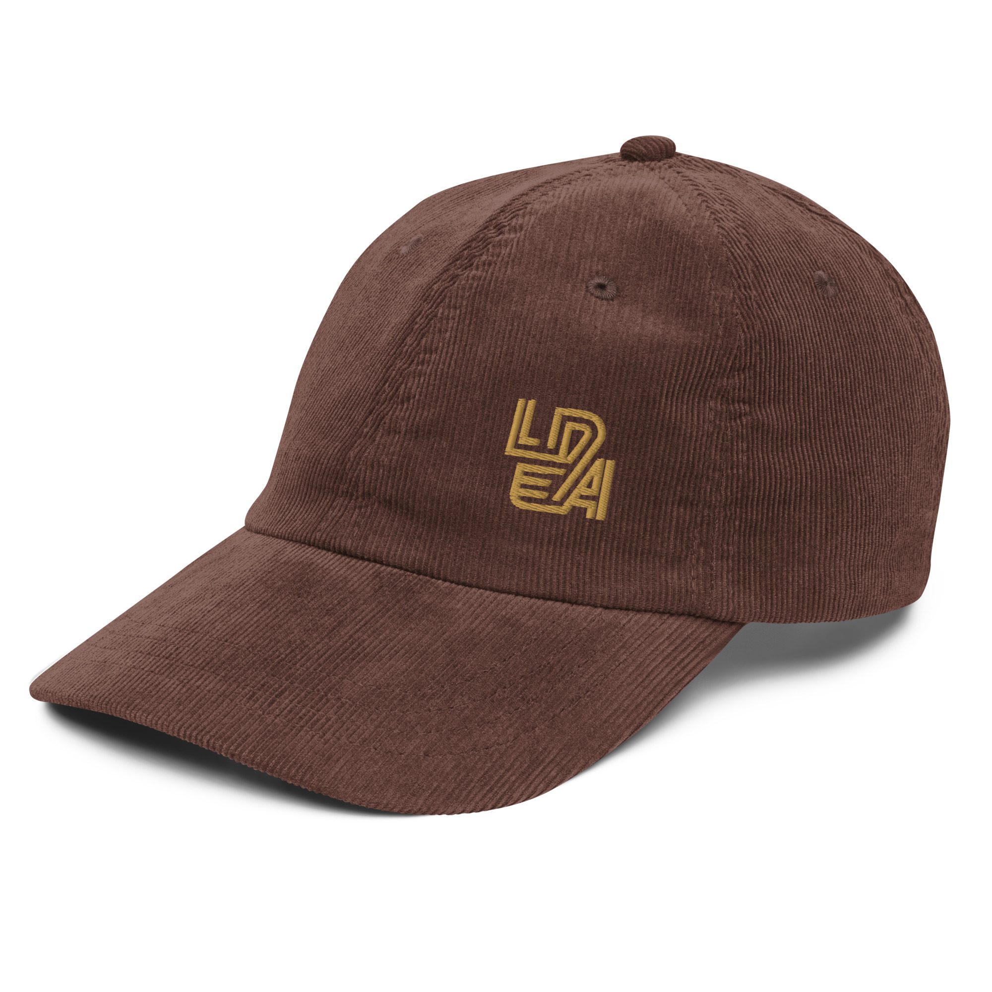 Vintage Brown Corduroy Cap – by LEDA. - Image 2